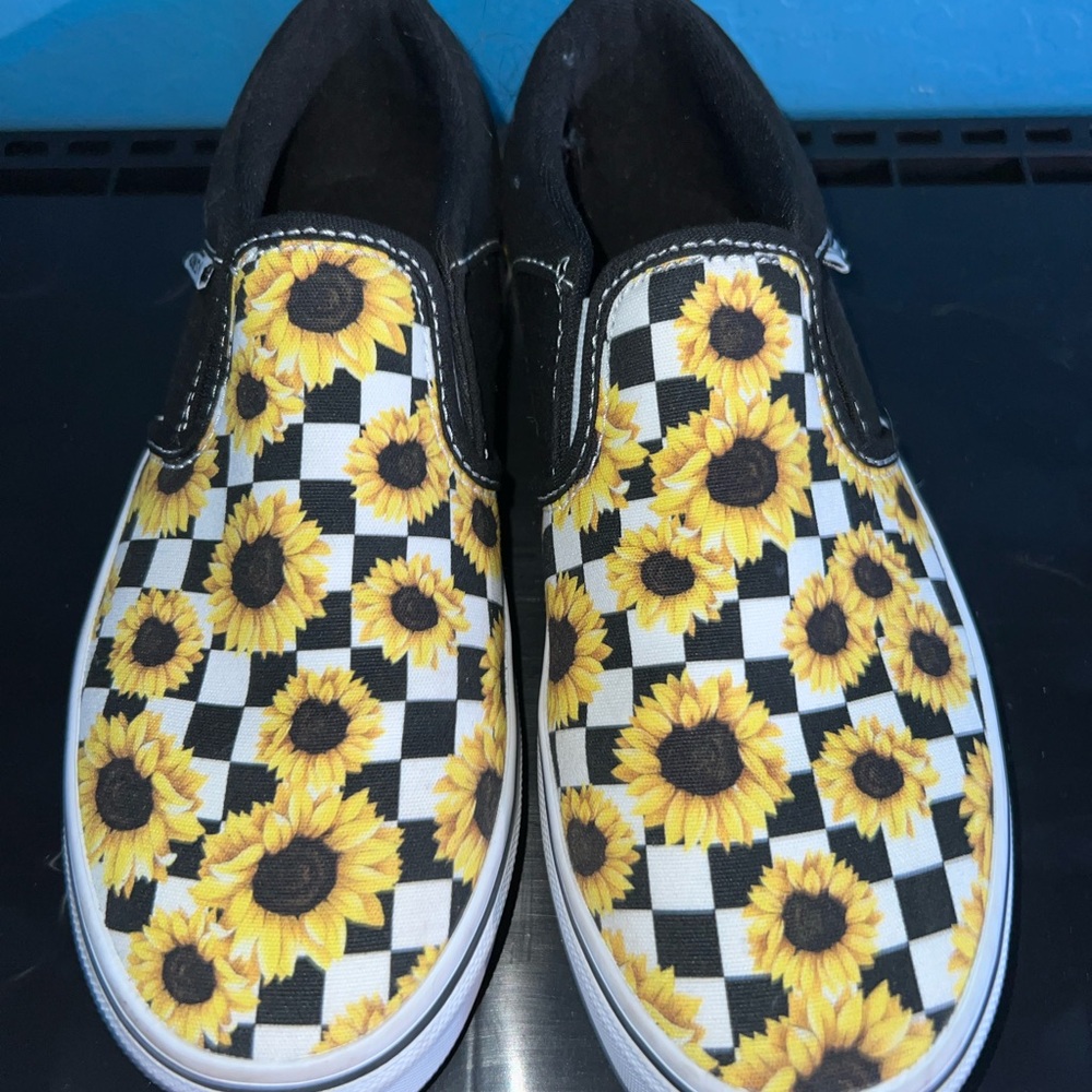 Sunflower Slip-On Kids Shoes